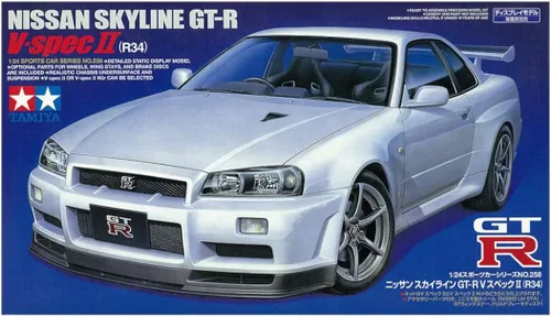 Vista 5 de Tamiya 1: 24 Nissan Skyline GT R V Spec II (R34)