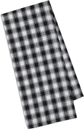 Vista 14 de DII French Check Kitchen Collection - Juego de 6 paños decorativos de algodón de gran tamaño, color negro, 6 piezas
