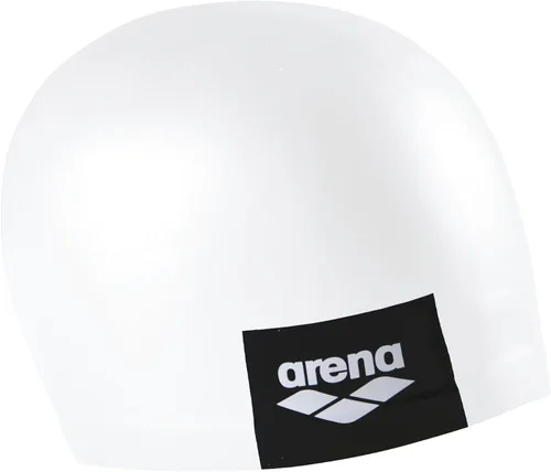 Vista 11 de Arena Gorra de natación unisex de silicona moldeada con logotipo para adultos, para entrenamiento intensivo, reducido arrastre, ajuste cómodo