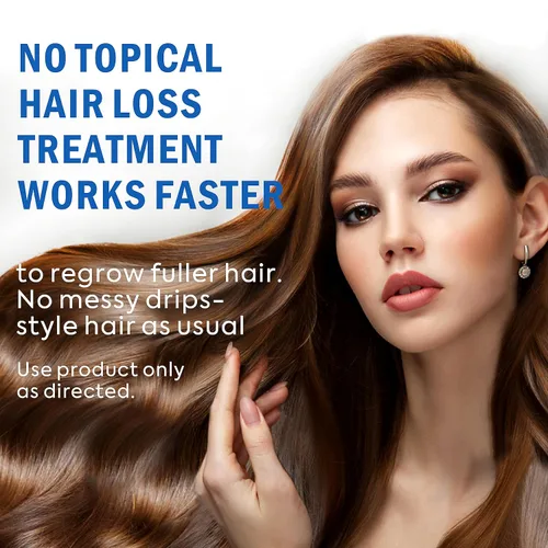 Vista 4 de Minoxidil para hombres y mujeres Crecimiento del cabello: 5% de minoxidil en aerosol tópico Tratamiento para el crecimiento del cabello Detener