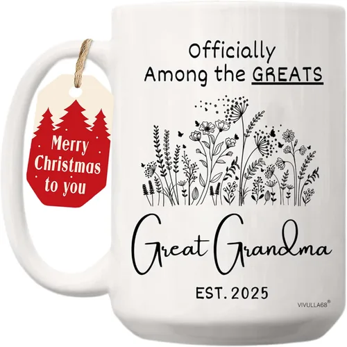 Vista 7 de Vivulla68 Mejor Taza de Café para la Mejor Abuela - Regalo Divertido Para Abuelas, Grammy, Abuelita, Nana, Gigi, Mimi, Mamaw - Regalo Genial Para