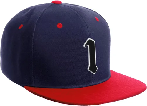 Vista 154 de Daxton Gorra clásica con visera de billete plano con letras del alfabeto inglés antiguo de la A a la Z