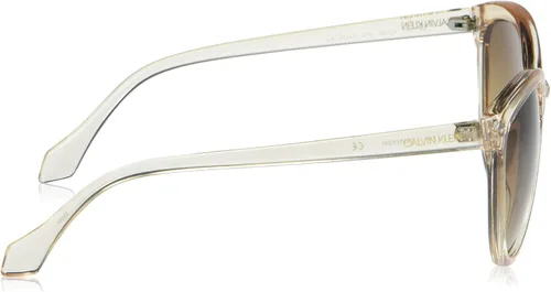 Vista 3 de Calvin Klein Gafas de sol Ck19536s Cat Eye para mujer, Cristal BeigeBeige