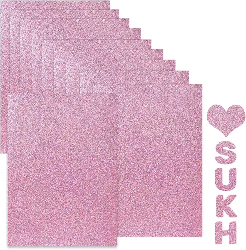 Vista 12 de Papel de cartulina con purpurina negra de Sukh - Cartulina con purpurina para manualidades A4 gruesa, colores para Halloween, Navidad, San Valentín
