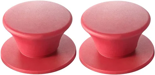 Vista 10 de Pomo universal de repuesto para tapas de olla, cubierta de silicona resistente al calor, asas de sujeción sin BPA, aptas para lavavajillas, se