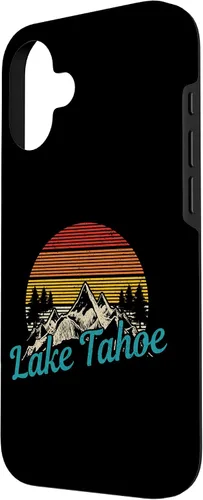 Vista 2 de Lake Tahoe California USA Vintage Souvenir Case for iPhone 16