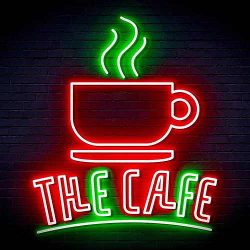 Vista 14 de ADVPRO Coffee – The Cafe Extra-Large Ultra-Bright LED Neon Sign - Blue & Red - st16s54-fn-j0026-br