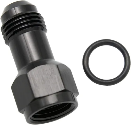 Vista 18 de Aluminio 3AN hembra a 3AN macho extensor de montaje, conector adaptador de extensiones AN3 con anillo tórico, negro