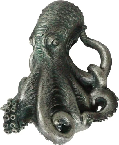 Vista 3 de Ebros Gift Sea Monster Octopus Kraken Cthulhu Cerveza Soda Abrebotellas Figurita Montada en la Pared Fantasía Decoración de acento