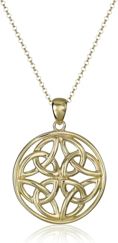 Vista 12 de Amazon Essentials . Collar con colgante celta de plata de ley 925 para mujer, cadena Rolo de 18 pulgadas, joyería hipoalergénica para mujer
