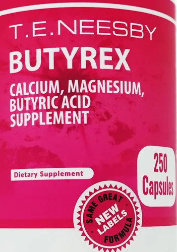 Vista 2 de Butyrex Complejo de calcio/butirato de magnesio: 250 cápsulas