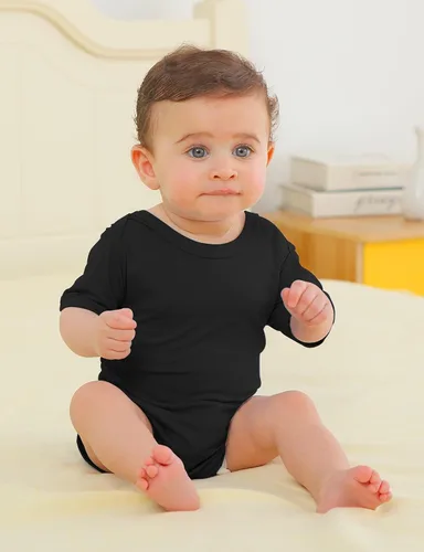 Vista 34 de Jimonda Body de rayón de bambú de manga corta para bebés, niños y niñas, trajes suaves para recién nacidos