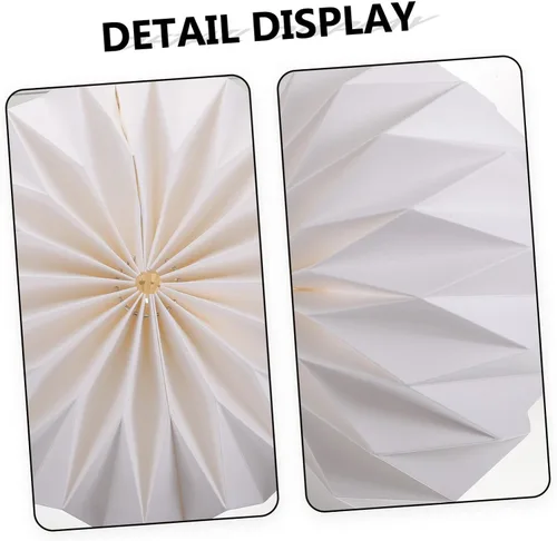 Vista 4 de DOITOOL Cubierta de lámpara decorativa magnética, accesorio de cubierta de luz para decoración del hogar, estilo único de linterna de origami
