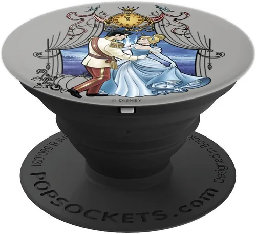 Vista 4 de Disney PopSockets PopGrip de Cenicienta Prince Charming Love Portrait PopSockets - Agarre intercambiable para teléfonos y tabletas