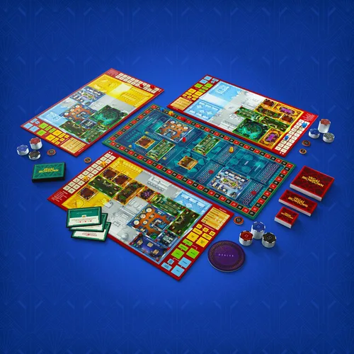 Vista 4 de Renegade Game Studios: Vegas Showdown Juego de mesa de estrategia, juego de construcción de casino de Las Vegas, mayores de 14 años, 3-5 jugadores