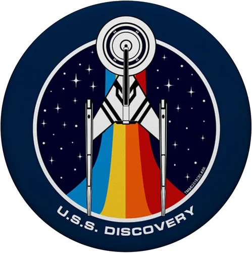 Vista 3 de star trek Retro prisma popsockets soporte para Smartphones y Tablets