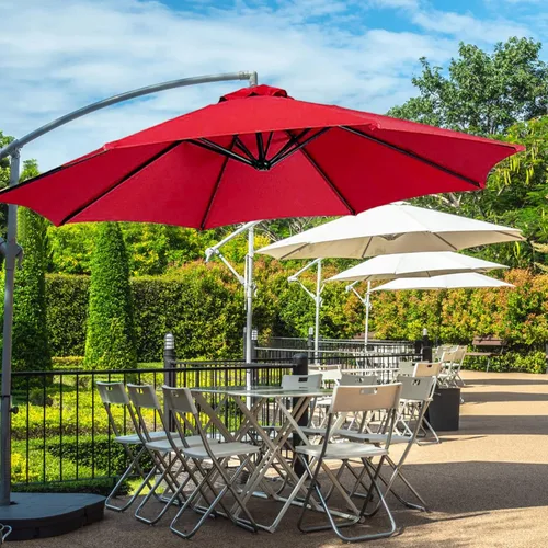 Vista 3 de BESPORTBLE Toldo de repuesto para sombrilla de patio de 8.85 pies, toldo fuerte y grueso, 6 varillas de repuesto superior para exteriores