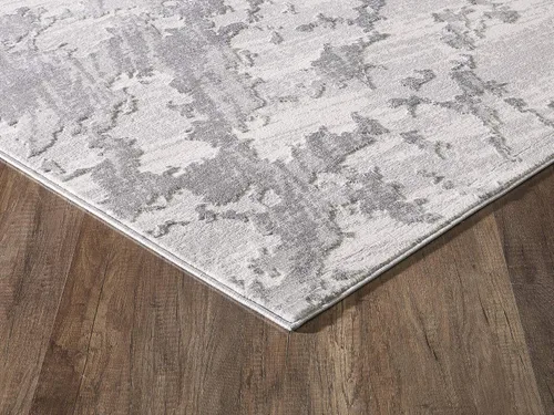 Vista 4 de Abani Nova Collection - Alfombra moderna con patrón de mármol gris de 4 x 6 pies, diseño de textura de piedra, estilo ecléctico