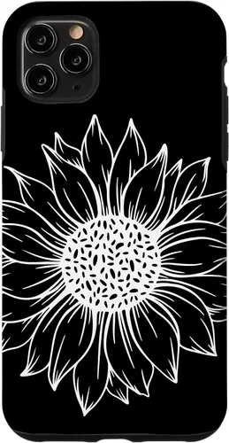 Vista 13 de iPhone 16 Cute and Beautiful White Flower of Sunflower Case