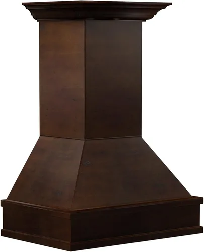Vista 7 de Z Line 355WH-36 - Campana extractora de madera para montaje en pared, 1200 CFM, 36 pulgadas, nogal/Hamilton