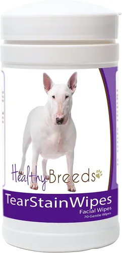 Vista 37 de Healthy Breeds Toallitas quitamanchas de lágrimas para perros para pastor australiano – Más de 100 razas – Limpiador facial de ojos – 70 toallitas
