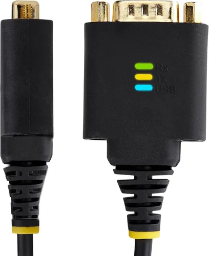 Vista 3 de StarTech Cable adaptador USB a serie de 11.8 in (1P1FFC-serie USB)