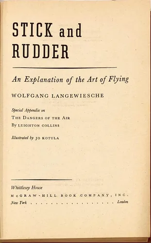 Vista 2 de Stick and Rudder - 1944, McGraw-Hill Book Company Tapa dura – 1 Enero 1944