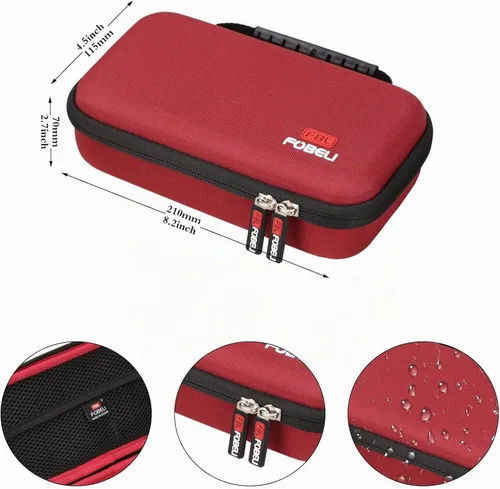 Vista 6 de FBLFOBELI Estuche rígido de almacenamiento EVA compatible con interfaz de audio USB Focusrite Scarlett 2i2 de 3ª generación (solo funda)