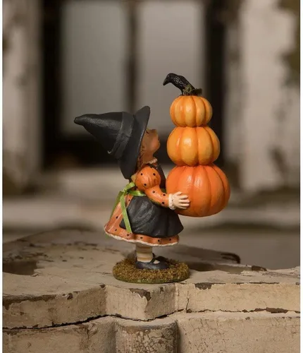 Vista 3 de Bethany Lowe Diseños - Parche de calabaza Pippa - TD2219