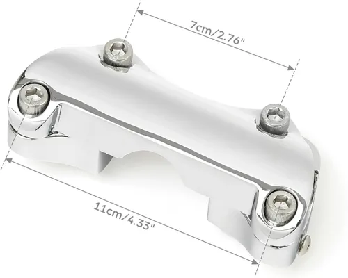 Vista 9 de TCT-MOTORPARTS 1" Elevadores de Manillar con Abrazadera Superior Compatibles con Harley Touring Road King Glide 1988-2023 Para barra de 1 pulgada #1
