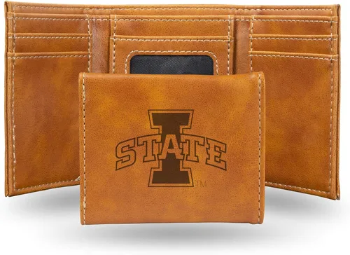Vista 61 de NCAA Rico Industries - Billetera triple grabada con láser, con grabado láser, accesorio para hombre
