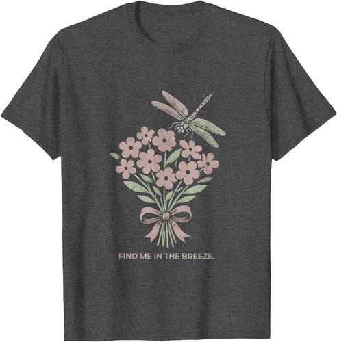 Vista 7 de Find Me In The Breeze Nature Inspired Design T-Shirt