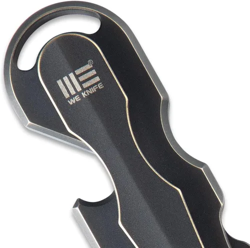 Vista 4 de WeKnife Gesila - Mini barra de palanca plana de bolsillo, multifunción, herramienta EDC de titanio, extractor de uñas, abridor de supervivencia