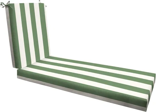 Vista 24 de Honeycomb Outdoor Heritage - Cojín para muebles de patio, 21.5 x 70