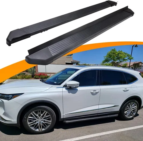 Vista 11 de Estribos para Jeep Grand Cherokee 2022-2026 de 2 filas SWB (excepto 4xe) Negros, de aluminio, pasos laterales
