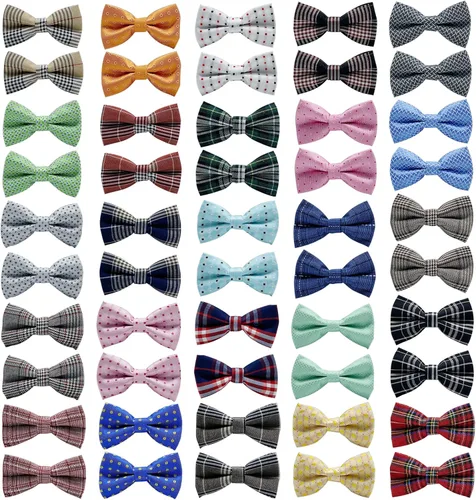 Vista 10 de 10 piezas de collares para perros, lazos elásticos para mascotas, gatos, cachorros, cachorros, accesorios para fiestas de cumpleaños y bodas