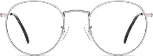 Vista 9 de Blue Light Blocking Glasses for Women Men Metal Round Frame