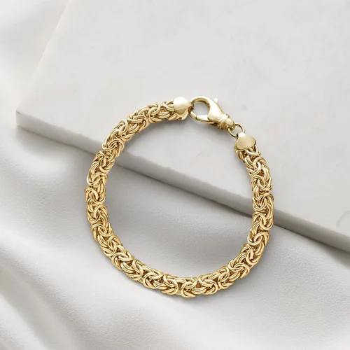 Vista 6 de Ross-Simons Sterling Silver Small Byzantine Bracelet