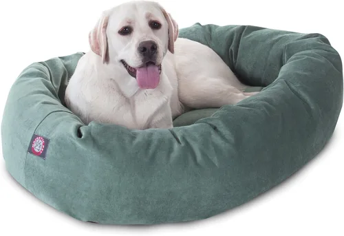 Vista 18 de Majestic Pet Villa - Cama para perros de espuma viscoelástica triturada de 32 pulgadas para perros de tamaño mediano, 32 x 23 x 7 pulgadas, cama