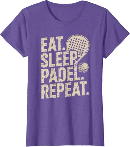 Vista 21 de Camiseta Eat Sleep Padel Repeat Padel Jugador de Tenis