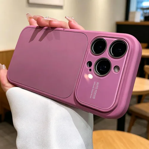Vista 13 de Funda de silicona líquida para iPhone 17 Pro Max equipada con película protectora de lente, anticolisión suave al tacto y resistente a las manchas