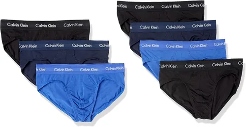 Vista 6 de Calvin Klein Calzoncillos elásticos de algodón para hombre, paquete de 7