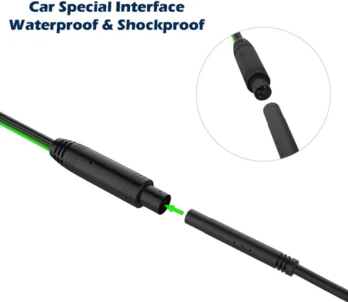 Vista 7 de Cámara HD de respaldo para visión trasera, placa de matrícula de visión nocturna, impermeable, compatible con radio de coche Sony XAV-AX150