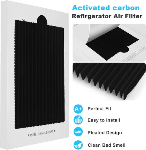 Vista 3 de Paquete de 6 filtros de aire de repuesto de alta calidad para refrigerador, filtro activado por carbón compatible con Frigidaire PAULTRA Pure Air