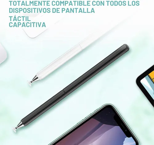 Vista 6 de Lápiz capacitivo para pantalla táctil, lápiz universal de alta sensibilidad y precisión con punta de disco capacitiva para Apple