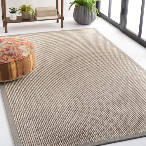 Vista 14 de SAFAVIEH Natural Fiber Collection NF475B - Alfombra para pasillo, 2 pies 6 pulgadas x 8 pies, beige, sisal y lana, diseño tejido con borde
