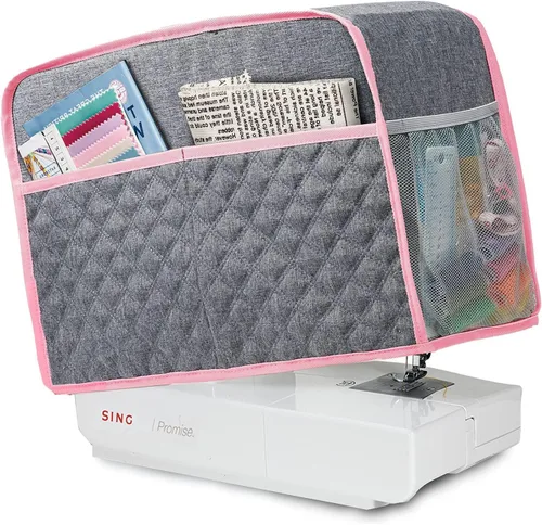 Vista 11 de BAGSFY Estuche grande para transportar máquina de coser, bolsa para máquina de coser, bolsa de viaje compatible con Brother, Singer, Bernina