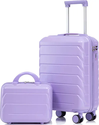 Vista 20 de Merax 3 piezas expandible ABS Hardshell equipaje Sets Spinner Wheel Maleta TSA Lock Suit Case, Apertura frontal negra, Juego de 2 piezas, Maleta