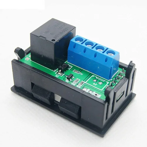 Vista 3 de Taidacent 2 unids 12V 20A Relé Temporización Retraso Repetición Ciclo Temporizador Relé Pantalla LED Dual Digital Temporizador Relé Interruptor