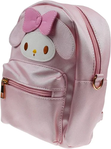 Vista 5 de ALORVE Bolsa de dibujos animados de anime bolsa de hombro para cosplay mochila de poliuretano para niños y niñas fanáticos Rosado